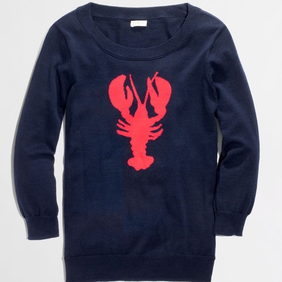 J Crew Factory Lobster Sweater | Poshmark